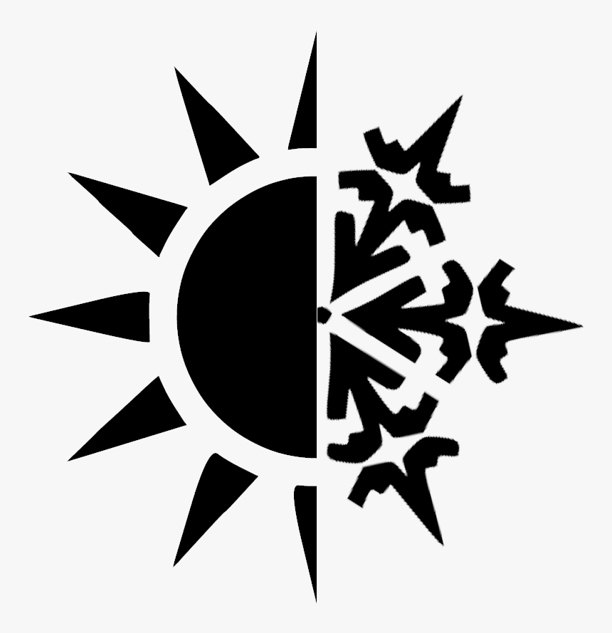 The Logo That Was Finalised By The Group And Created - Yin Yang Symbol Wolf, HD Png Download