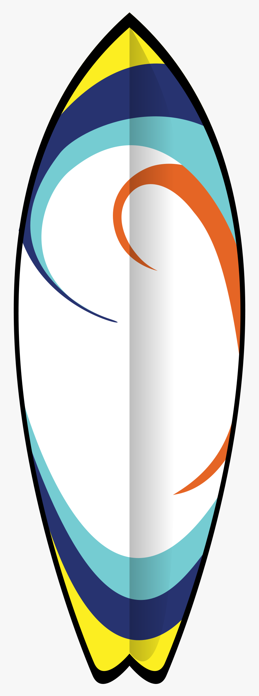 Surfboard Illustrations Images Free Download Clipart - Ron Jon Surf Board Sticker, HD Png Download