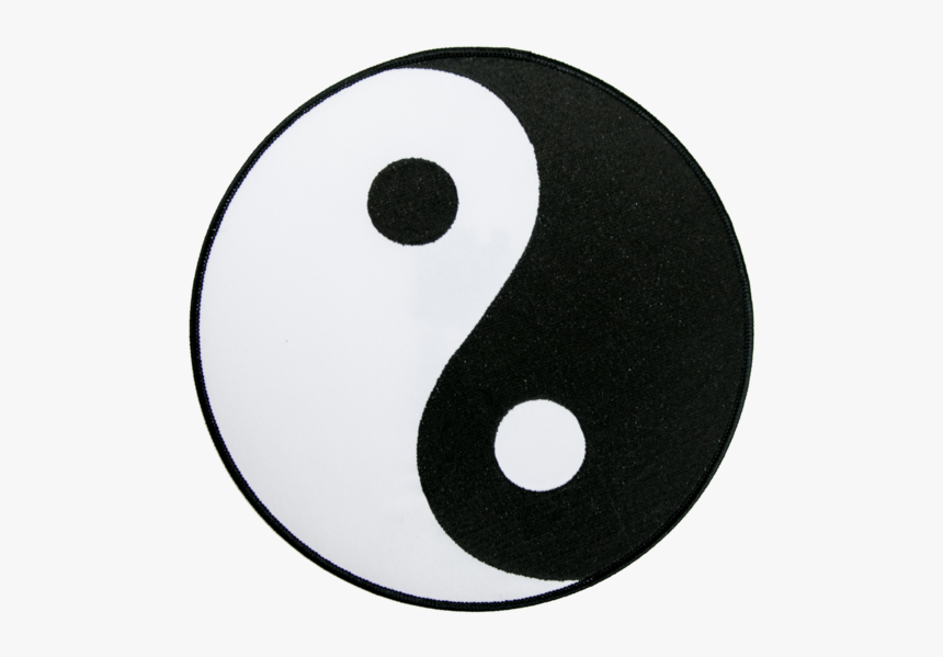 1363 Yin Yang Patch 8 - Circle, HD Png Download