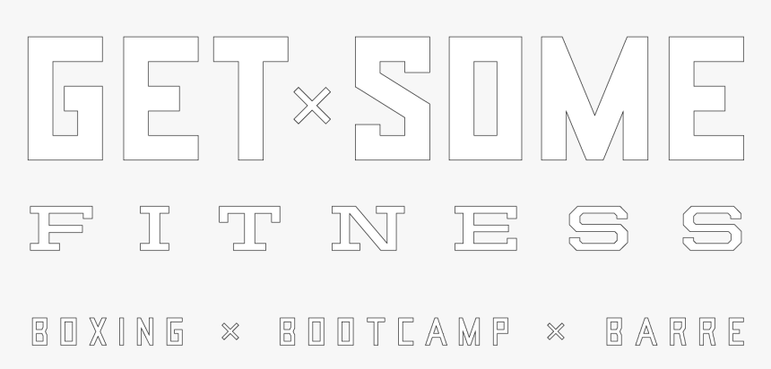 Get Some White Black Border Transparent - Graphics, HD Png Download