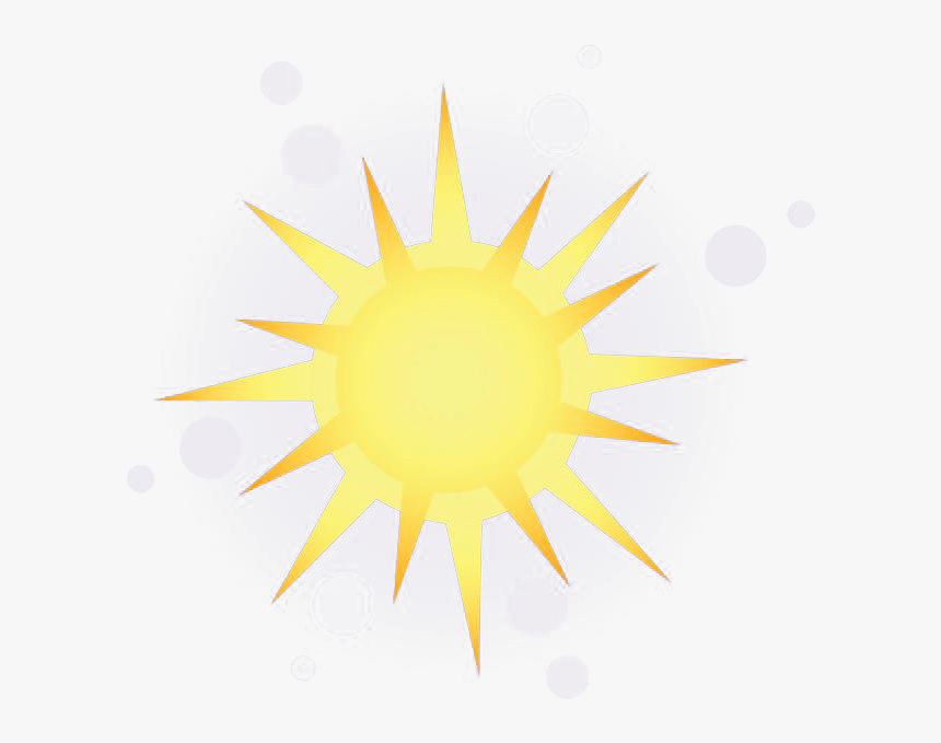 Hand Painted Yellow Sunshine Png Download - Sol Simbolo, Transparent Png