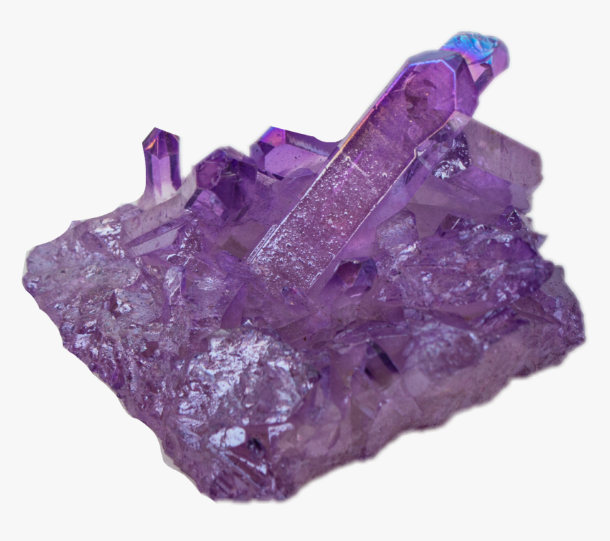 Transparent Purple Aura Png - Crystal Cluster, Png Download