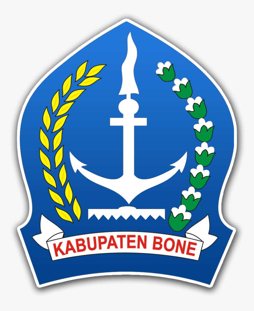 Bone Regency Logo - Logo Kabupaten Bone Png, Transparent Png
