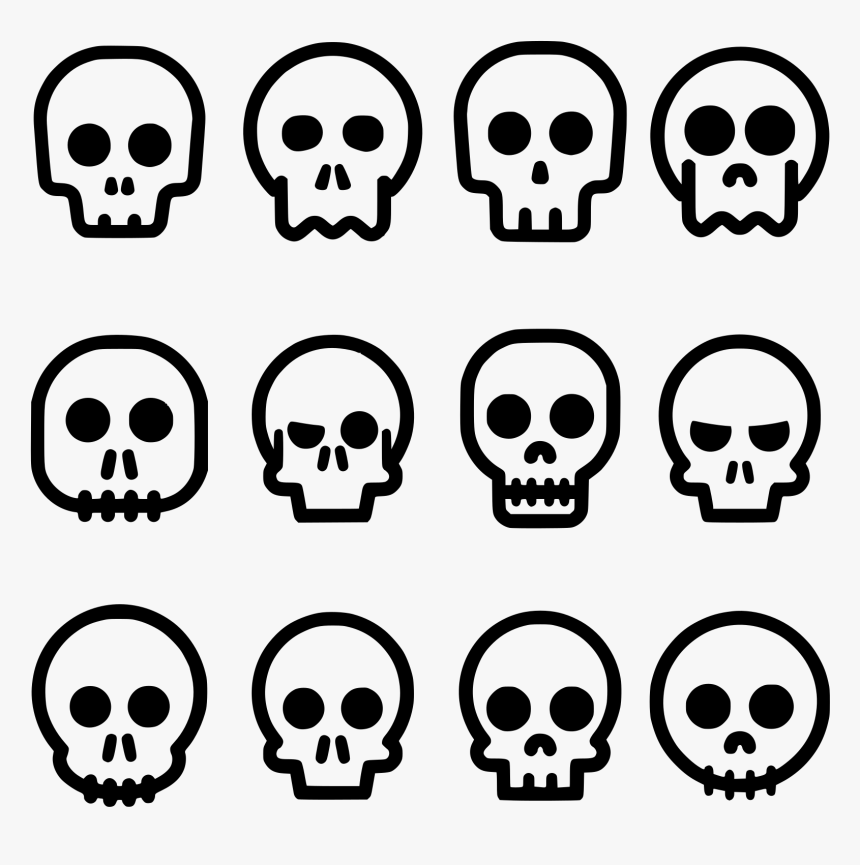 Skull Comic, HD Png Download