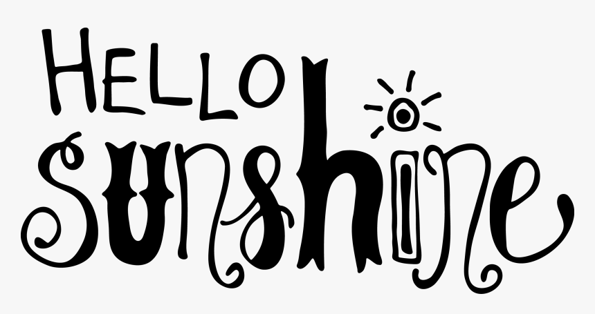 Hello Sunshine Clip Art, HD Png Download