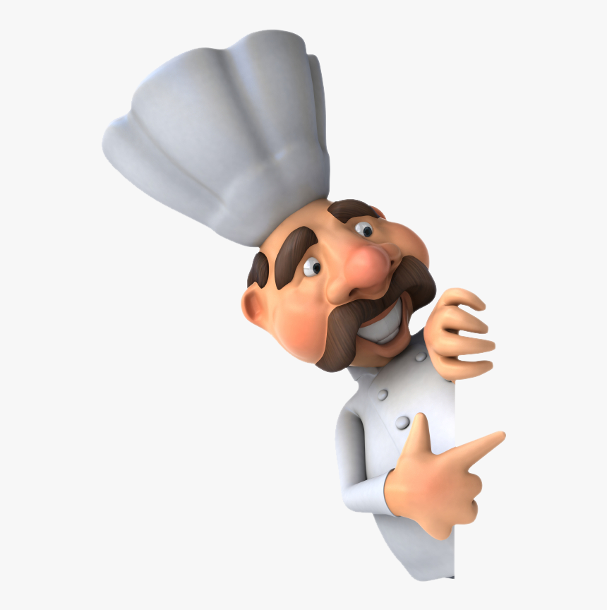 Cocinero Png , Png Download - Cartoon Chef Transparent Background, Png Download