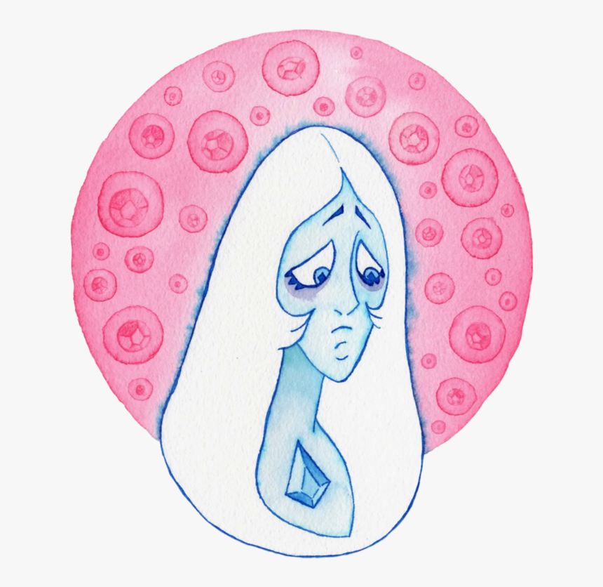 Blue Steven Universe Gems By Alba R - Gem Diamond Crystal Gems Steven Universe, HD Png Download