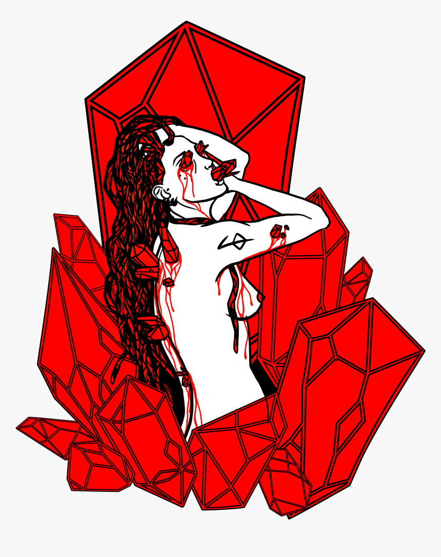 Crystal - Crystals Drawing, HD Png Download