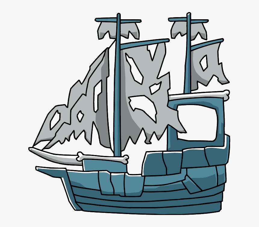 Transparent Mayor Clipart - Ghost Pirate Ship Clipart, HD Png Download