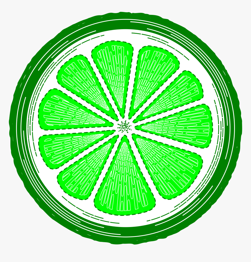 Lime Slice Clip Arts - Fatia De Limão Png, Transparent Png