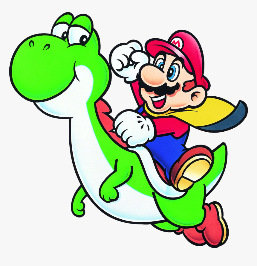 Super Mario World Mario And Yoshi, HD Png Download