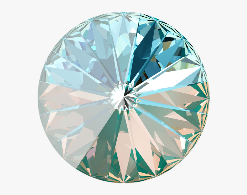 Swarovski 1122 Rivoli Round Stone Crystal Laguna Delite - Delite Swarovski Crystals, HD Png Download