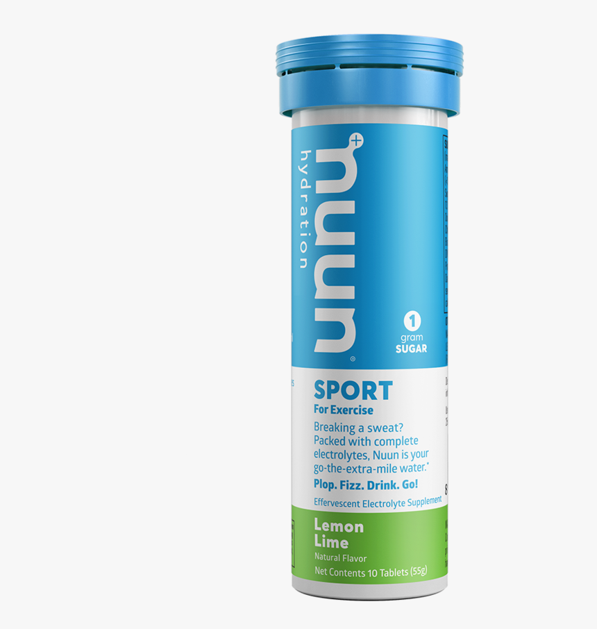 Lemon Lime Electrolyte Hydration Tablets - Nuun Sport, HD Png Download