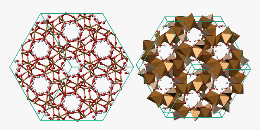 Dioptase Crystal Structure - Structure Of Crystal, HD Png Download