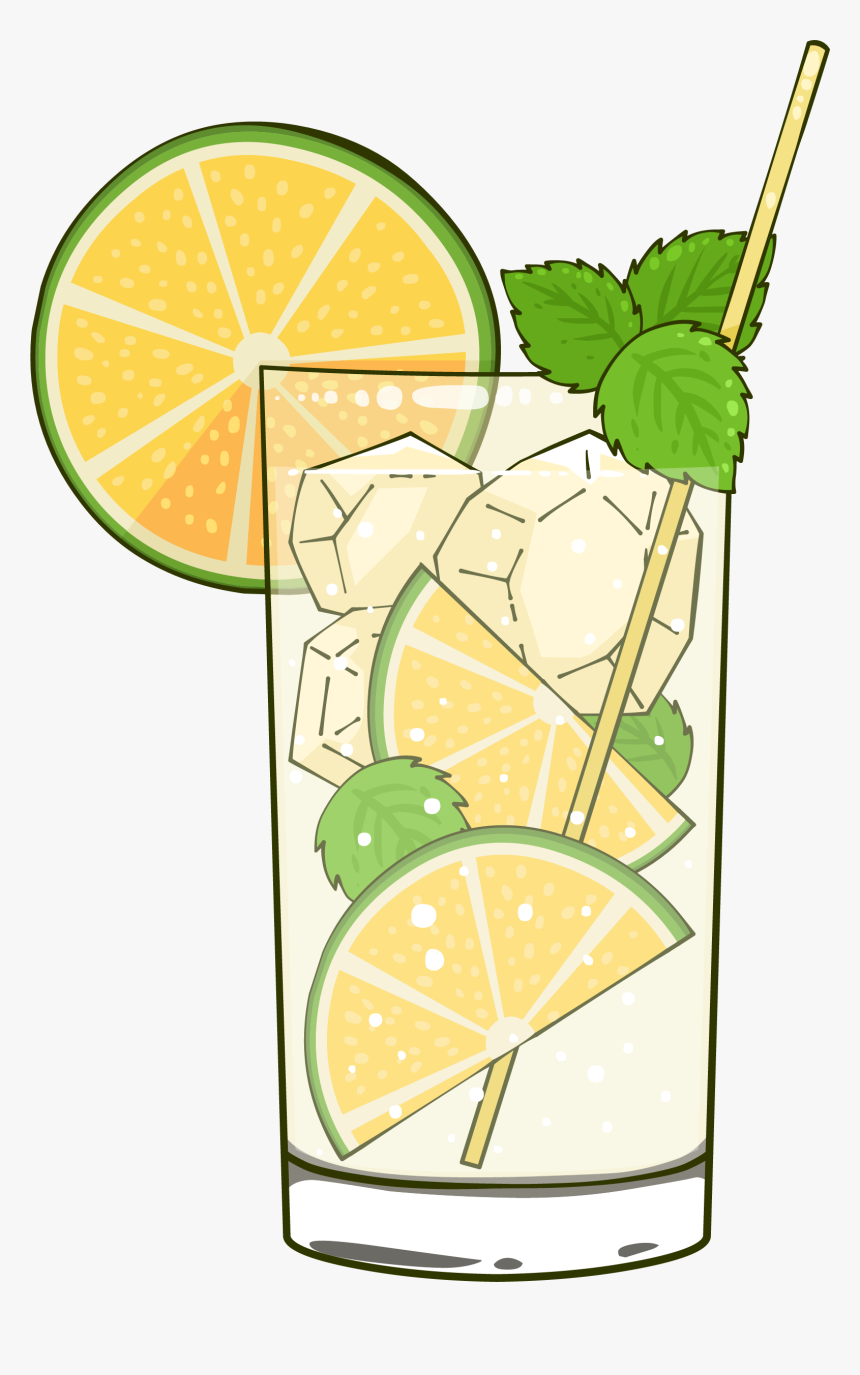 Copo E Limao Vetor, HD Png Download
