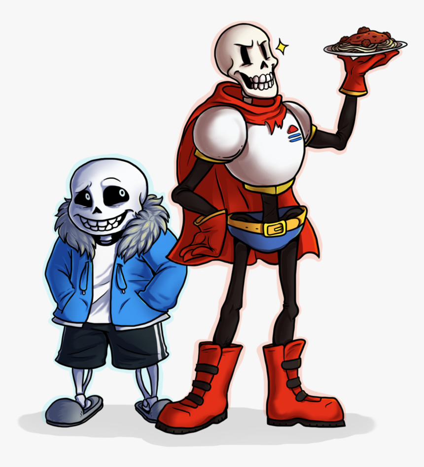 Clipart Download Sans And By Klumpeh On - Sans And Papyrus Png, Transparent Png