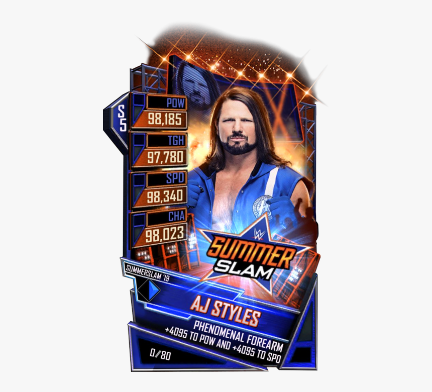 Wwe Supercard Summerslam 19 Cards, HD Png Download