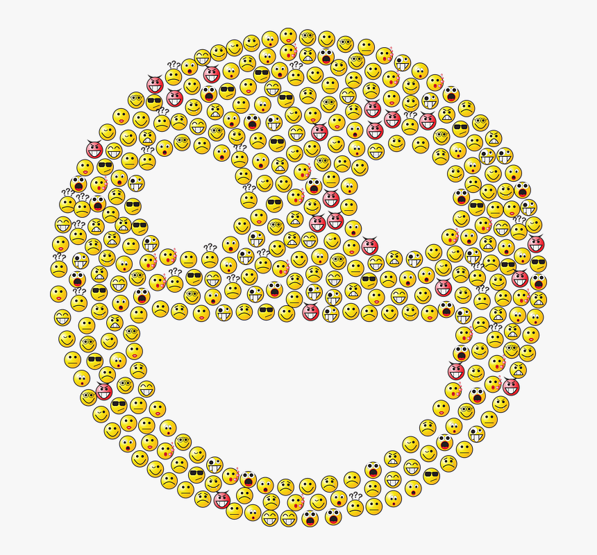 Emoticons, Emoji, Smileys, Icons, Yellow, Fractal - Good Emojis, HD Png Download