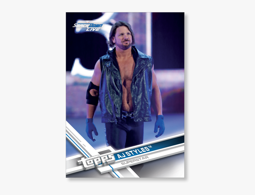 Aj Styles 2017 Topps Wwe Base Cards Poster - Singing, HD Png Download
