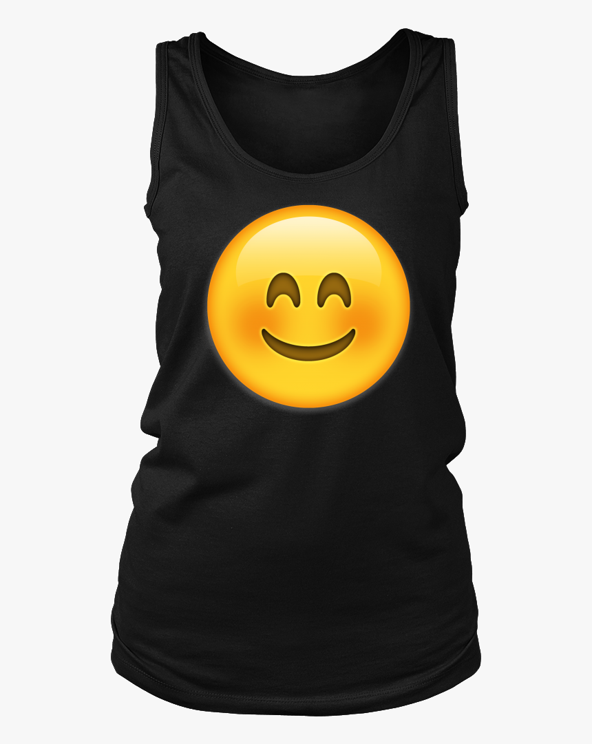 Blush Emoji Png - Shirt, Transparent Png