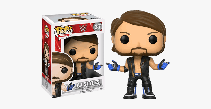 Wwe Aj Styles Funko Pop, HD Png Download