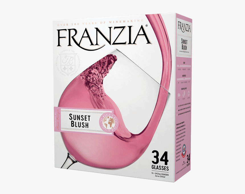 Franzia Sunset Blush, HD Png Download