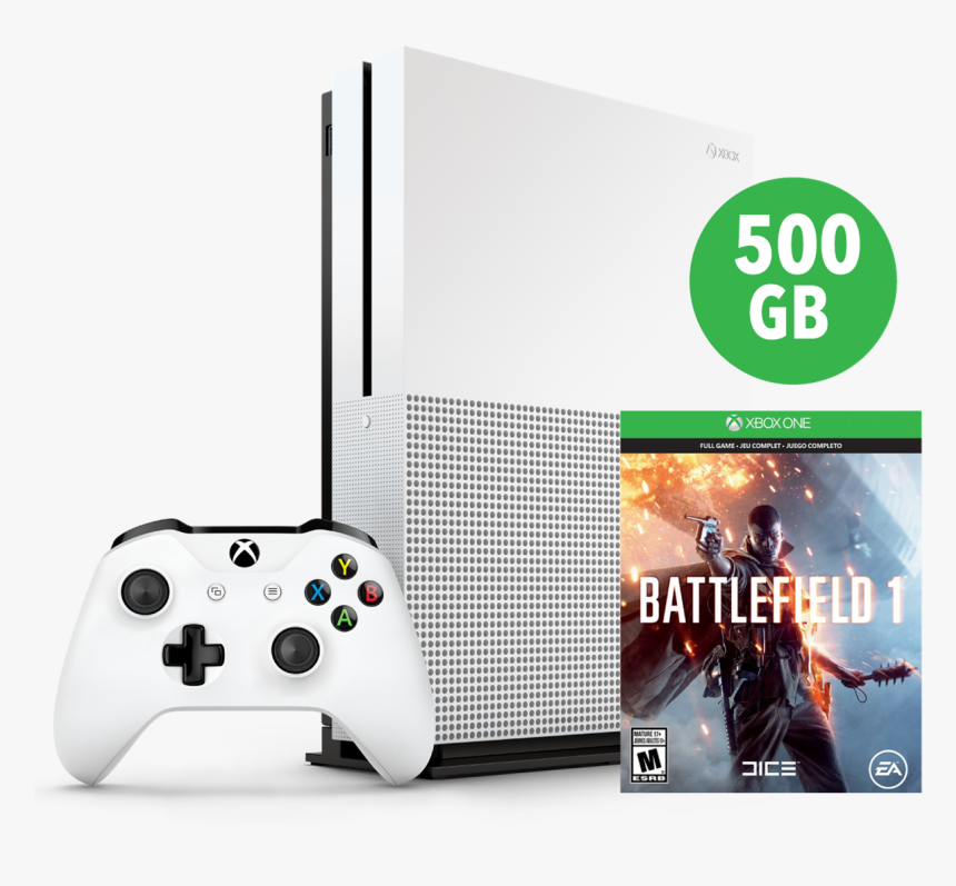 Xbox One S 500gb - Xbox One S 1tb 4k, HD Png Download