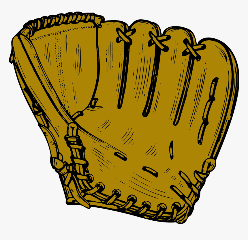 Glove, Leather, Stitch, Baseball, Recreation, Ball - Baseball Glove Clip Art, HD Png Download