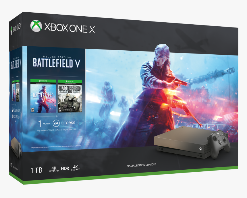 Xbox One X 1tb Gold Rush, HD Png Download