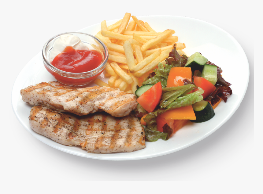 Fish And Chips , Png Download - Steak And Chips Png, Transparent Png