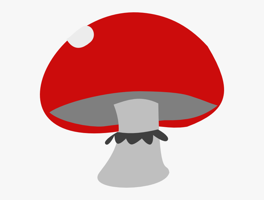 Red Mushroom Svg Clip Arts - Hongo Vector, HD Png Download