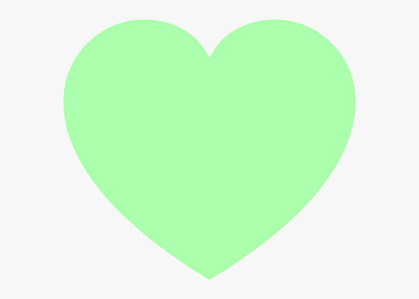 Green Heart Svg Clip Arts - Heart, HD Png Download