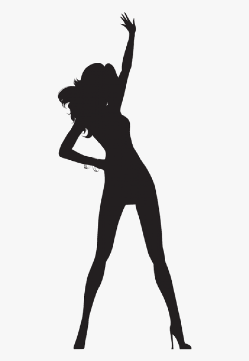 Dancing Woman Silhouette Png - Dancing Girl Silhouette Png, Transparent Png