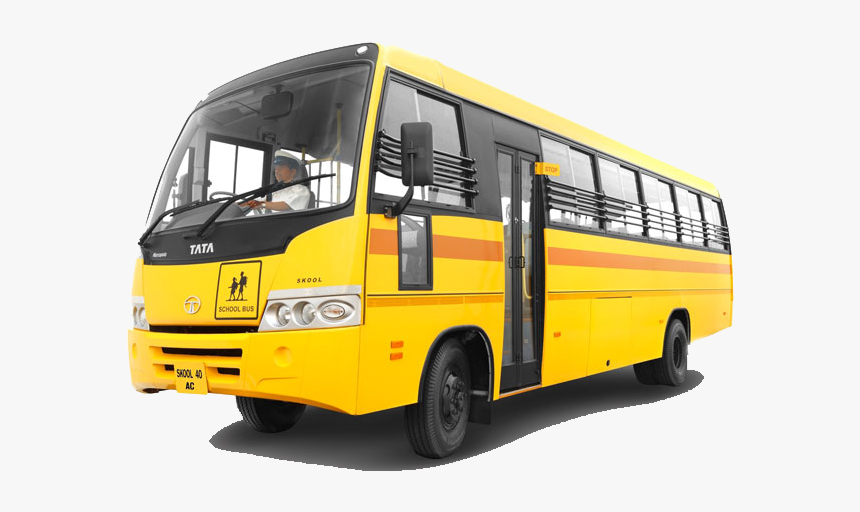 School Bus Png Photo Background - Yellow Color School Bus, Transparent Png