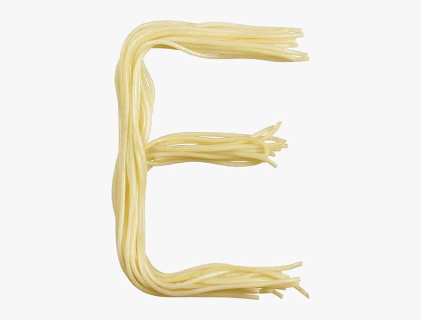 Spaghetti Font - Letters Made From Spaghetti, HD Png Download