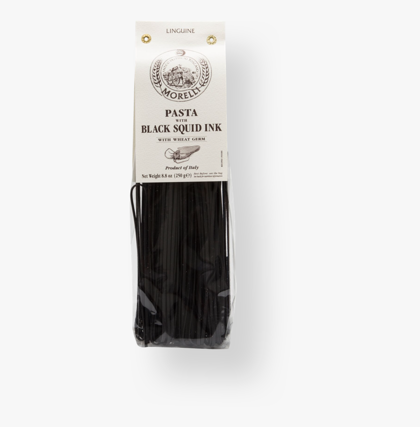 Squid Ink Spaghetti - Fusilli, HD Png Download