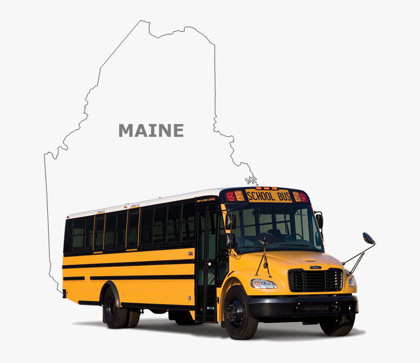 Buses In A Row - Thomas Built Buses, HD Png Download