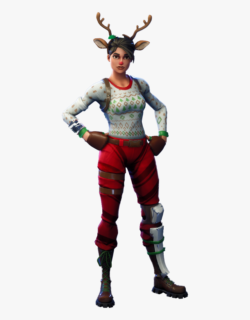 Fortnite Red-nosed Raider Png Image - Fortnite Red Nose Raider Png, Transparent Png