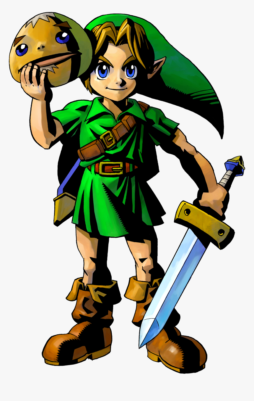 Pin By Vincent Joel On Nintendo - Legend Of Zelda Majora's Mask Link, HD Png Download