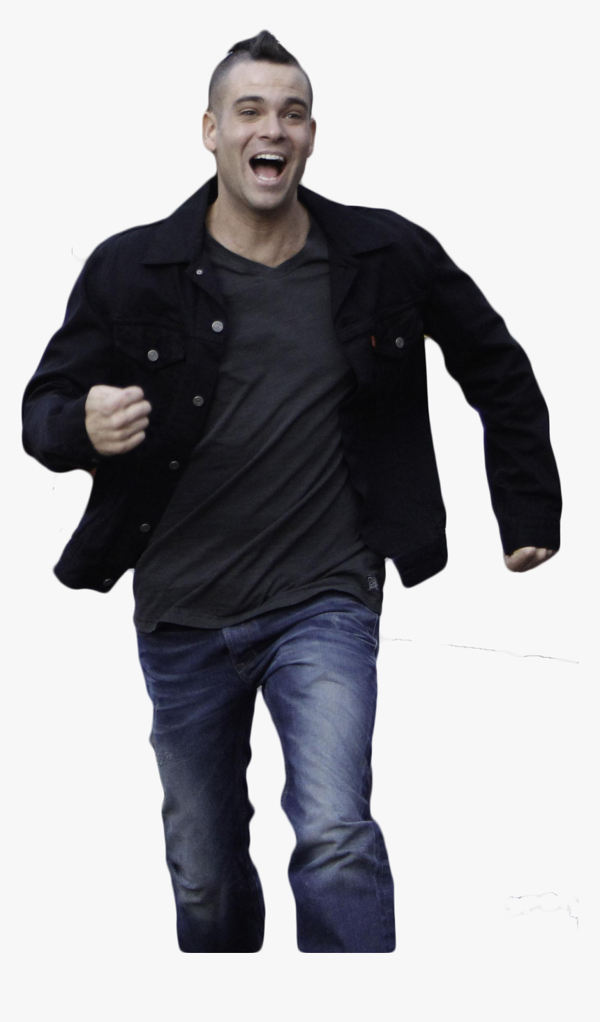 People Running Away Png, Transparent Png