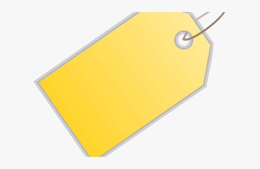 Price Tag Clipart - Etiqueta De Preço Amarela, HD Png Download