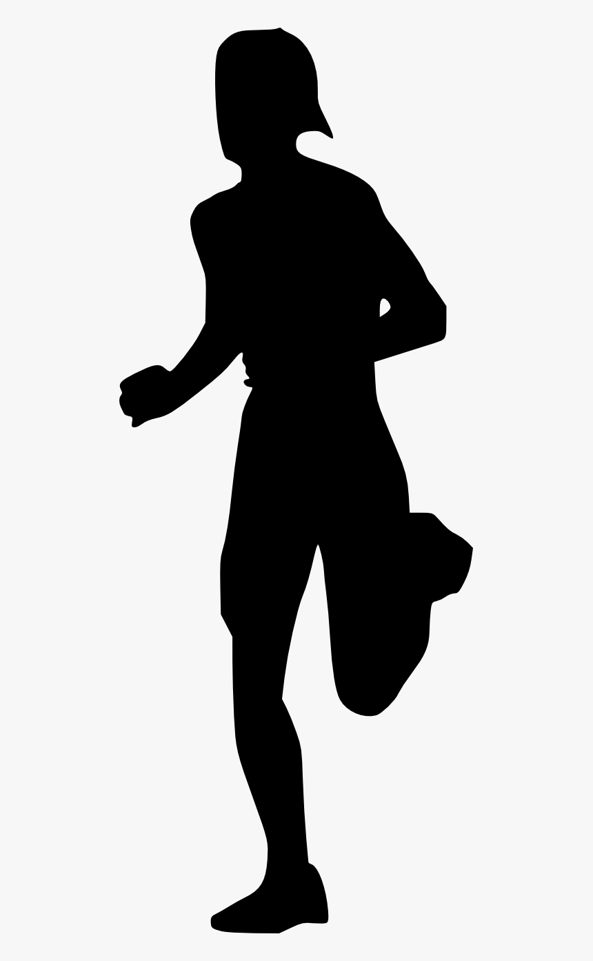 Running Man Silhouette Running Png, Transparent Png