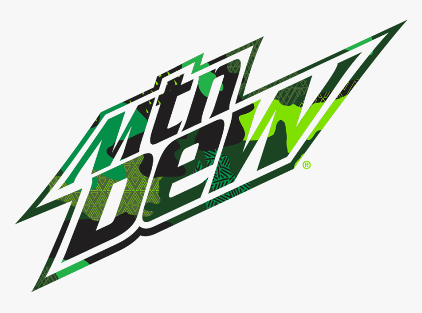 Mountain Dew Camo Logo - Mountain Dew Goji Citrus Strawberry, HD Png Download