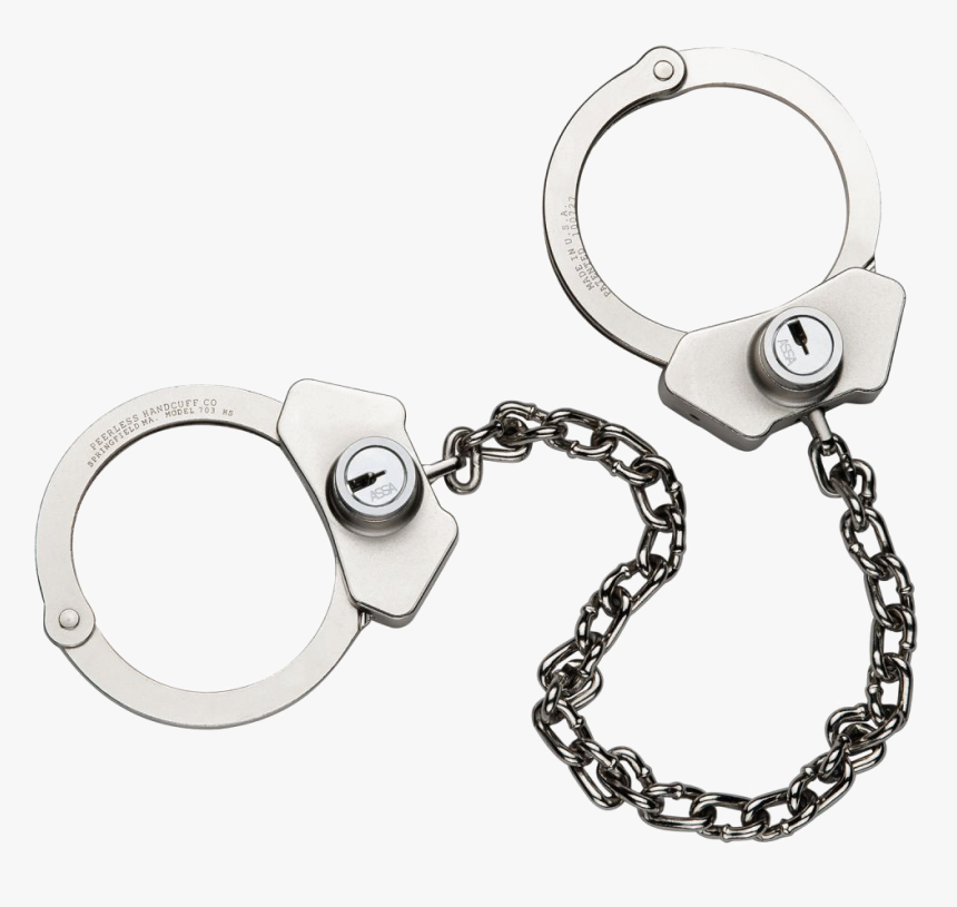 Silver Handcuffs Transparent Images - Transparent Background Handcuffs Transparent, HD Png Download