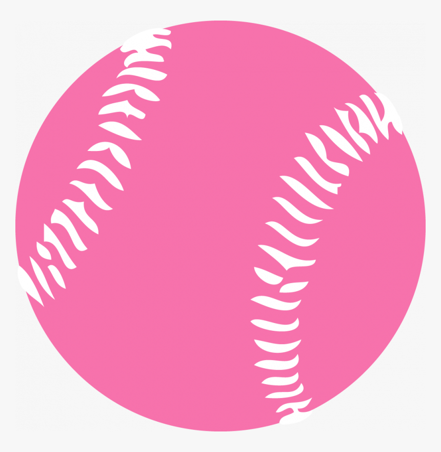 Fastpitch Softball Baseball Clip Art - Softball Black And White Png, Transparent Png