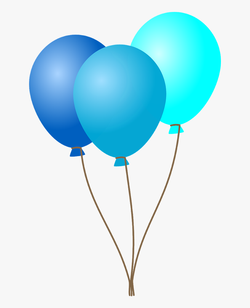 Happy Birthday Text Png, Birthday Text Png, Pngs, Png, - Blue Balloon Baby Clipart, Transparent Png
