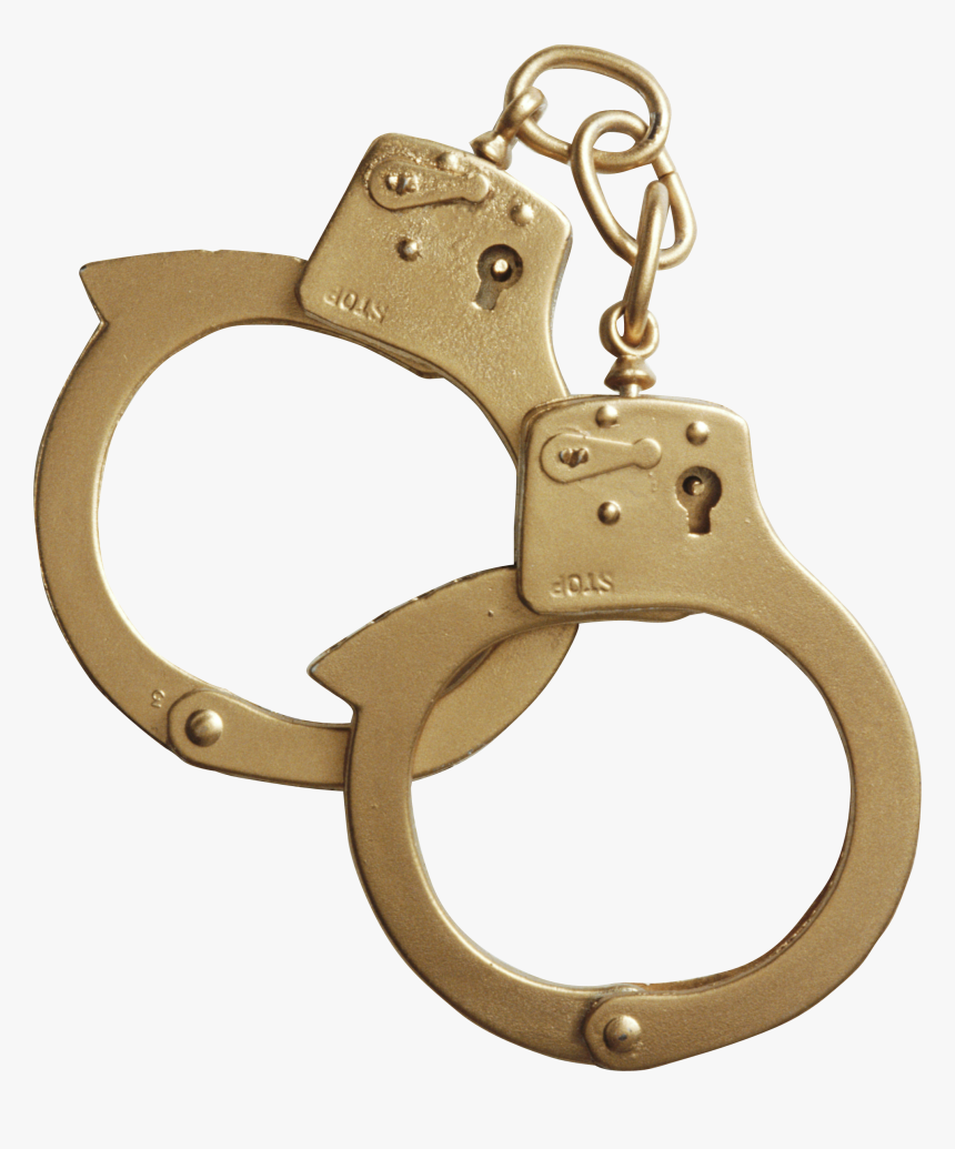 Handcuffs Png - Golden Handcuffs Png, Transparent Png