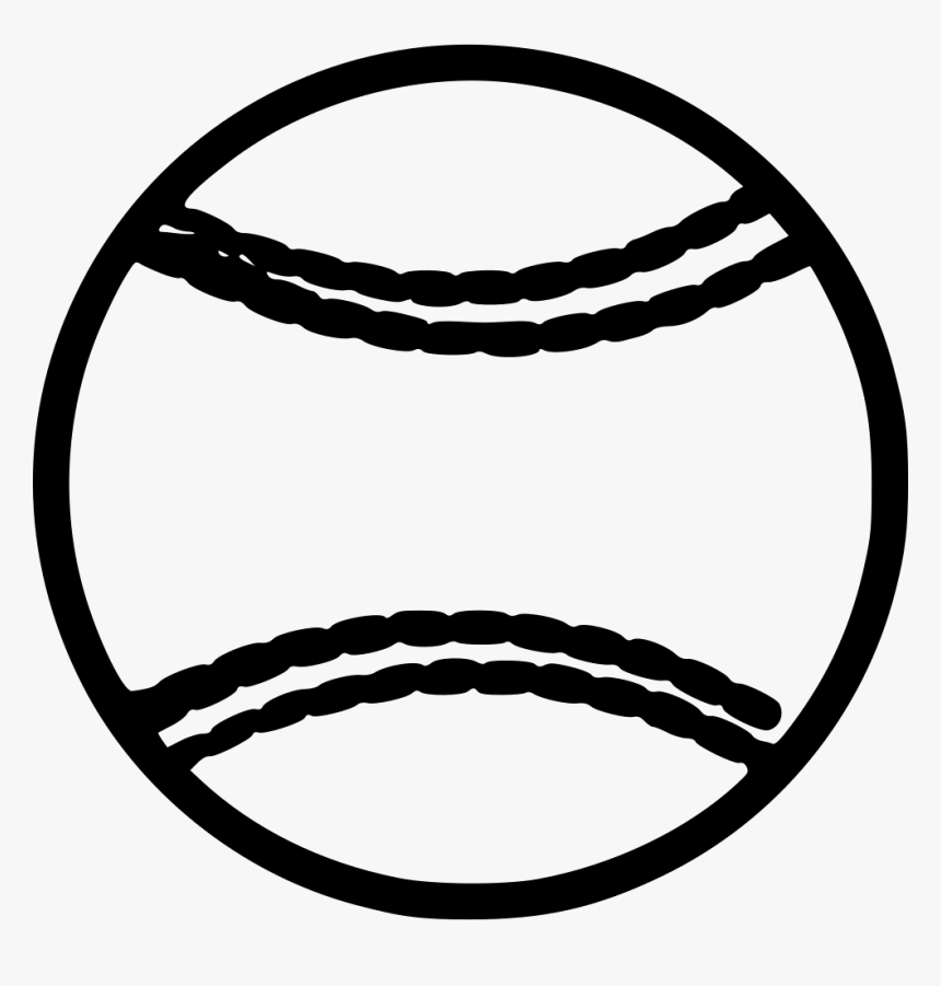 Softball - Circle With Six Lines, HD Png Download