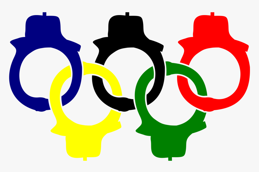 Ioc Handcuffs Clip Arts - Olympic Ppt Template 3d, HD Png Download