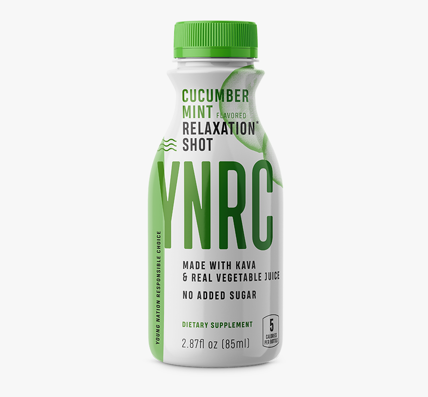 Cucumber Mint Relaxation Ynrccucumbermintshotpng - Plastic Bottle, Transparent Png